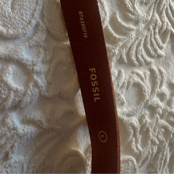 Fossil Gold Metallic Bow Belt Size Women’s Large - Picture 8 of 9